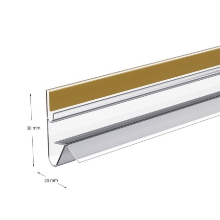 Profile for creating an angle of inclination, 988 mm, the color is transparent-2