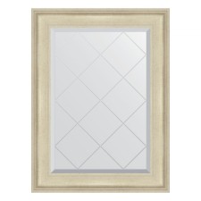 Mirror with engraving in the baguette frame, poisoned by silver 95 mm, 68x90 cm