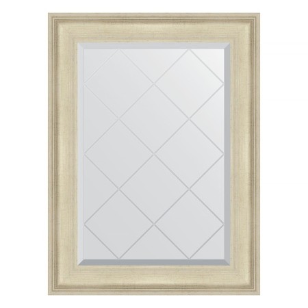 Mirror with engraving in the baguette frame, poisoned by silver 95 mm, 68x90 cm