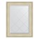 Mirror with engraving in the baguette frame, poisoned by silver 95 mm, 68x90 cm