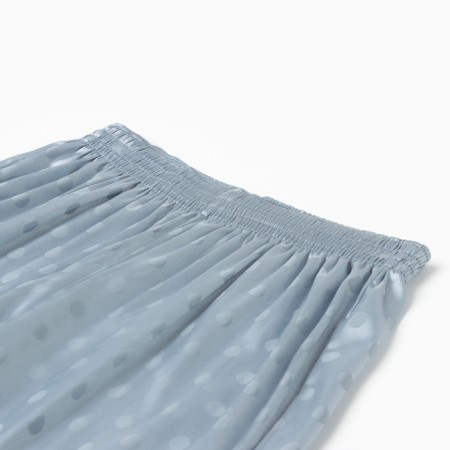 Female pajamas (shirt and trousers) KAFTAN "Peas" Blue color, size 44-46-8