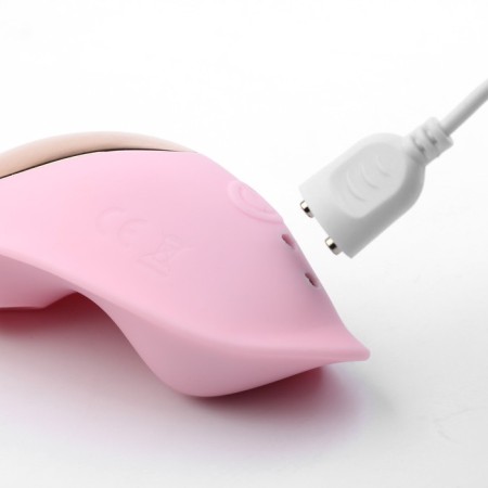 Clital vibrator in panties, with a vacuum-wave stimulant, PDU, ZU USB, pink-5