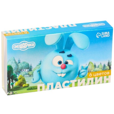 Plasticine 6 colors 60 g "Smeshariki"-2