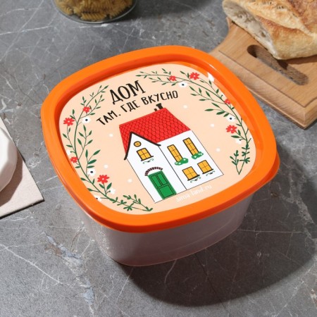 A set of containers "Home comfort", 4 pcs: 230 ml, 500 ml, 900 ml, 1550 ml-2