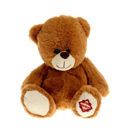 Soft toy "Bear", a cage bow, 20 cm, color mix