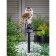 Garden lamp on the sunny battery "Owl", 45 cm, 1 LED, glow warm white