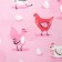 Set of kitchen. Flight of the Dolyana "Happy Easter" 2 pcs, 28x46 cm, mobbled, 100% HL, 160g/m2