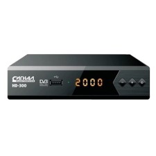 Цифровая  ТВ приставка DVB-T2 Сигнал HD-300 черный