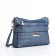 Bag Cross-Bodi with a zipper, blue color