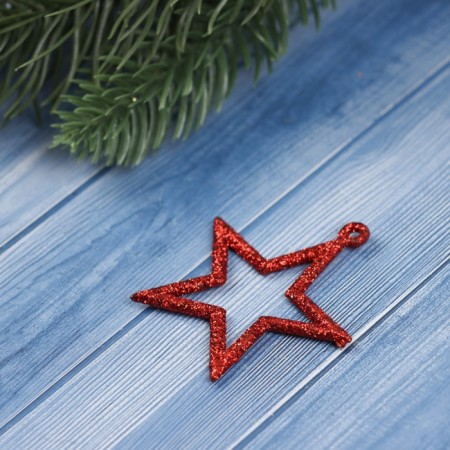 Jewelry decoration "Star Ground Grace" (set 6 pcs) 5x4.5 cm, mix-1