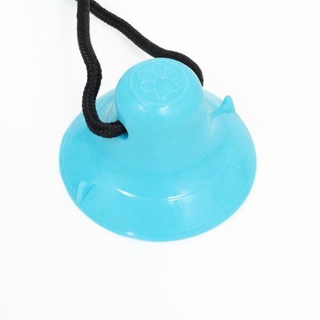 Dog toy "Ellipsoid for treats on the suction cup", 40 x 9 cm, blue-6