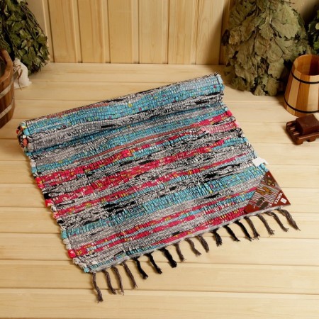 Rug "Vologda" homespun rug, 60x140 cm