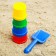 Set for playing the sand, Mix colors