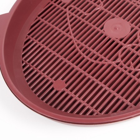 Toilet with a mesh "Kisa", 36 x 27 x 6 cm, red-4
