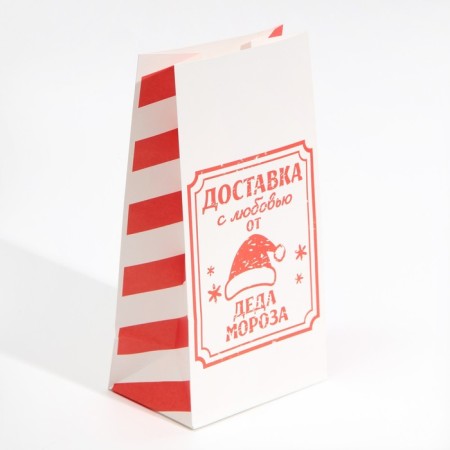 Package without pens "Delivery with love", 10 x 19.3 x 7 cm, New Year-2