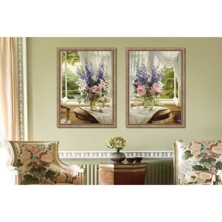 Reproduction of the picture "Manor I", 50x70 cm, frame 56-014-1