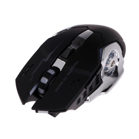 Mouse MB-2.7, game, wireless, optical, 800-2400 dpi, 500 mAh, backlight, USB, black-2