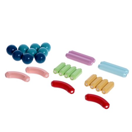 Magnetic designer for babies "Magic sticks", 25 parts-4