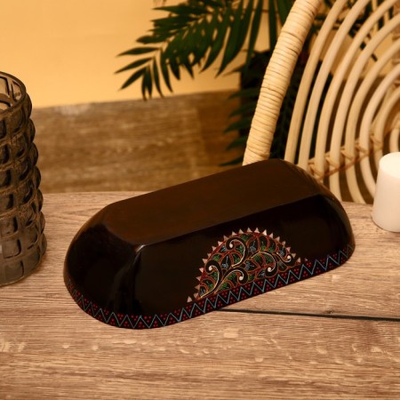 Style Glomok dish wood 33x17x7 cm-2