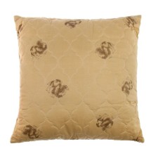 Pillow Adamas Sonya camel wool 70*70cm, polyester case, bag