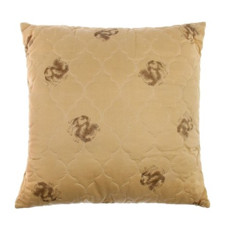 Pillow Adamas Sonya camel wool 70*70cm, polyester case, bag