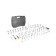 The instrument set Kraft KT700300, 1/2 ", 1/4", 108 items