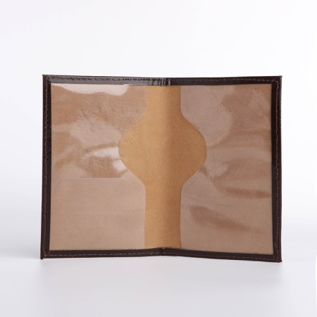 Passport cover, brown color-4
