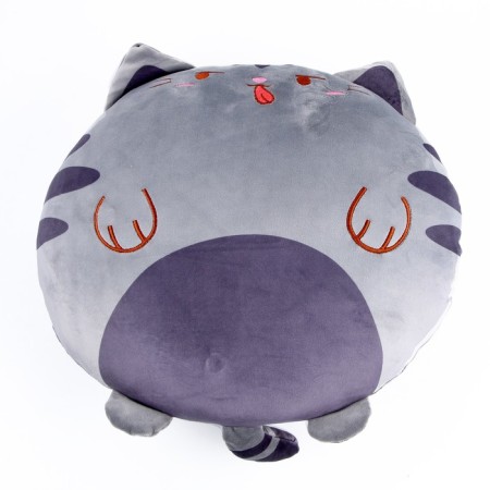 Soft toy-podushka "Cat", 43 cm, color gray color