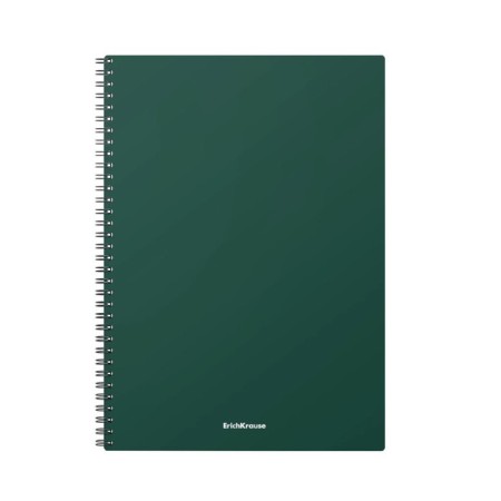 A4 notebook, 60 sheets in a cage on the crest Erichkrause "Classic", a plastic cover, an offset unit, whiteness 100%, mix-4