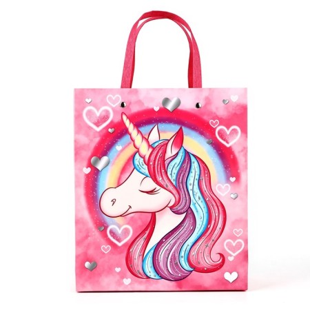 Gift Packet Laminated with embossing, unicorn, Minnie Mouse, 23x27x11.5 cm-1