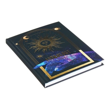 The diary of a neded on a5 128 sheet stitch, cardboard 7BC, matte lamination, foil, Astrology-1