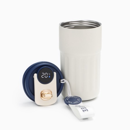 Thermal circle, 450 ml, Coffee "Master K", retains heat up to 6 hours, thermometer, blue-10