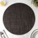 Serving napkin on the table "DI", d = 38 cm, color dark chocolate