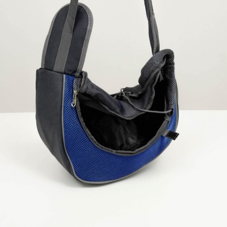 Cracking bag "sling" for animals, 42 x 25 cm, blue-5
