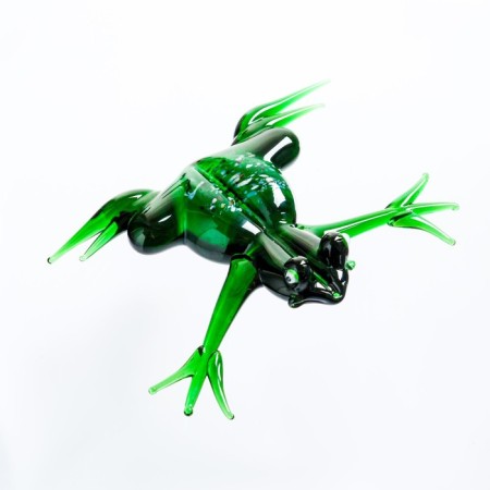 Figure made of glass "Kvaksha" 3.5x6.5x5cm