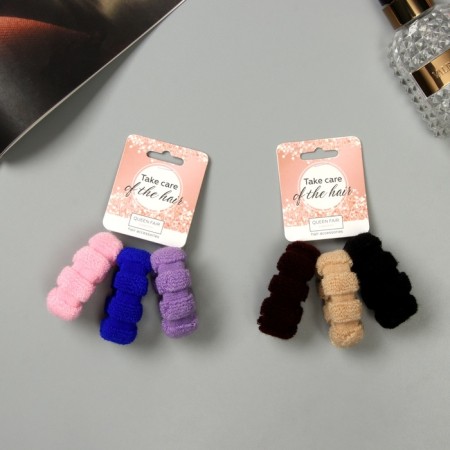 Hair elastic band "Mahrushka Sport" (set of 3 pcs) strip volume tenderness, 4 cm-1