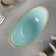 Ceramic sapphire salad, 14.5 × 8 × 6 cm, blue color