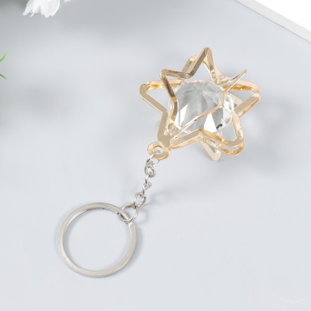 Trick Metal "Star" crystal, gold 3x4x4 cm-2