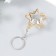 Trick Metal "Star" crystal, gold 3x4x4 cm