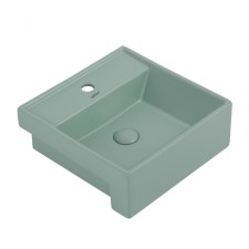 ABBER RECHTECK AC2208MCG shell, 415x415x150 mm, light green, matte