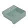 ABBER RECHTECK AC2208MCG shell, 415x415x150 mm, light green, matte