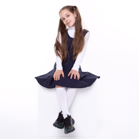 Golphs for children, white color, size 14-16-9