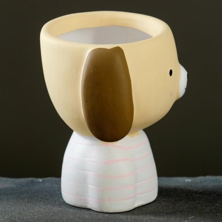 Pot "Cute dog" Lilac, 6x11cm-4
