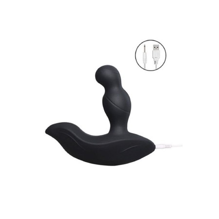 Livett Louis prostate stimulator with a rotating head, with a remote control, black, 13 cm-3