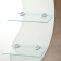 Mirror, wall, with sandblasting graphics, with shelves, 60 × 80 cm