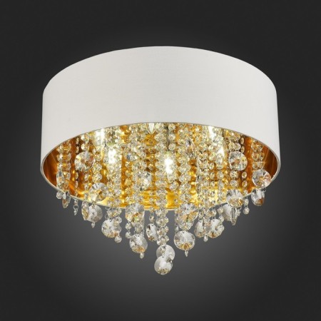 Ceiling lamp ST LUCE. SL1350.502.06. Lacchia. 6x40 watts, E14, 50x50x42.5 cm, chromium color-7