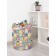 Basket for toys "Cute dog detachment, size 35x35 cm