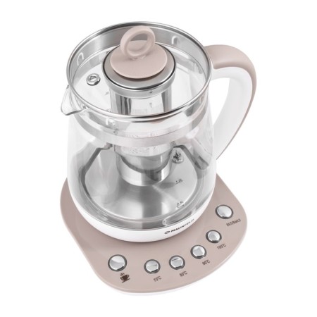 Teapot Maunfeld MGK-615BG, glass, 1.5 l, 2200 watts, white-3
