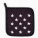Set kitchen stars mittens-output 20x28cm, severity 17x17cm, 35% x/l, 65% of the p/e