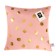 Decorative Ethel Pill Pink Pink, 40x40 cm, velor, 100% p/e